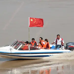 Sport barca da pesca/fibra di vetro sportivo per il tempo libero motoscafo/6 passeggero barca di velocità