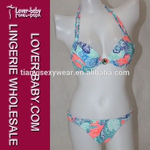 neuankömmling druck kleine mädchen 2 pices badeanzüge extreme sexi sexy bikini modelle - Product Image 1