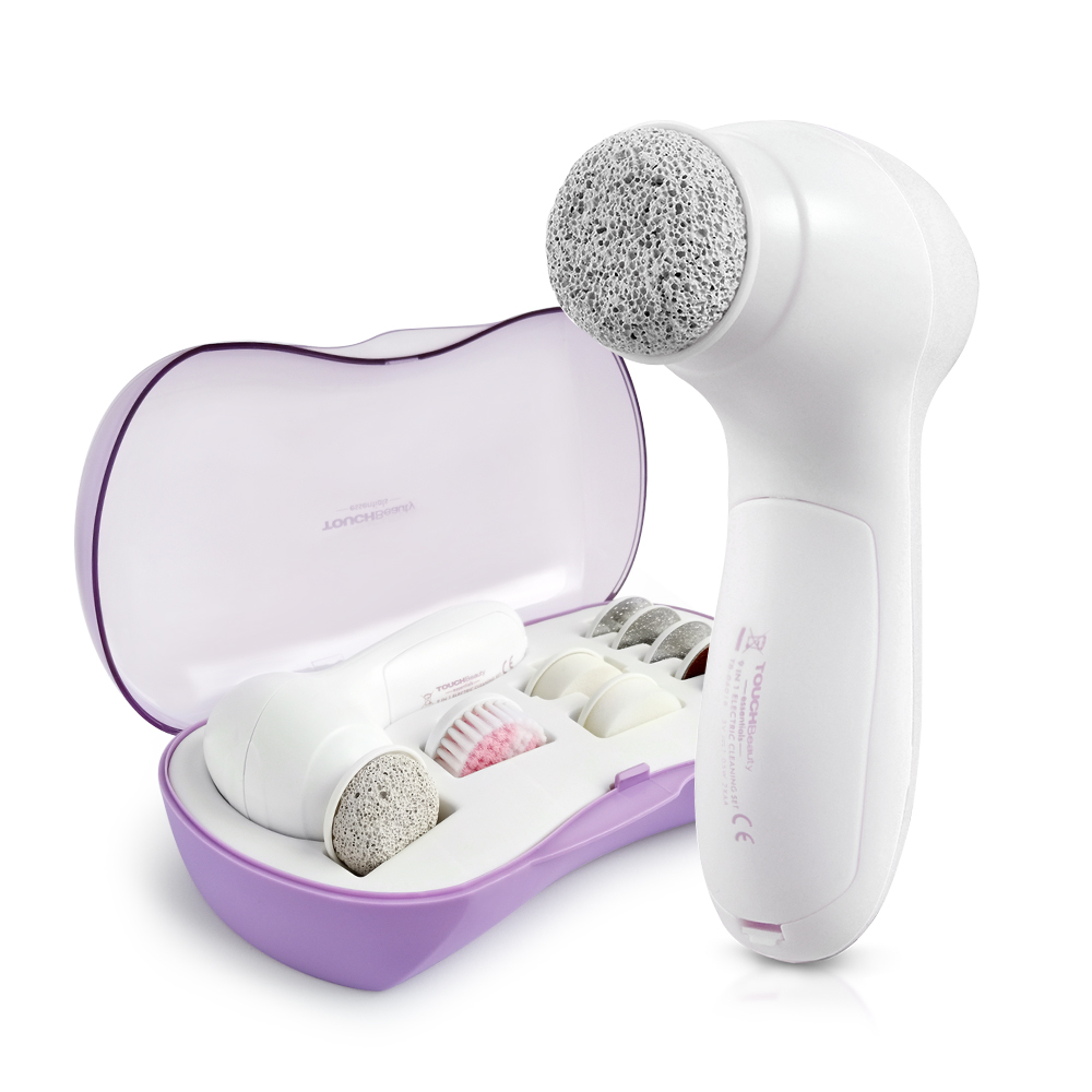 TOUCHBeauty 9 in 1 Waterproof Callus Remover Pedicure Dead Skin Remover Electric Foot File Kit TB-0601B