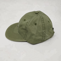 Casquette personnalisée à 6 panneaux non structurée en sergé 100 % coton, style snapback, performance, sport, extérieur, streetwear, fête