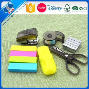 6 en 1 En Plastique <span class=keywords><strong>Agrafeuse</strong></span> Agrafes Perforateur Dévidoir De Ruban Combiné Mini bureau/école Papeterie Kit ensemble - Product Image 4