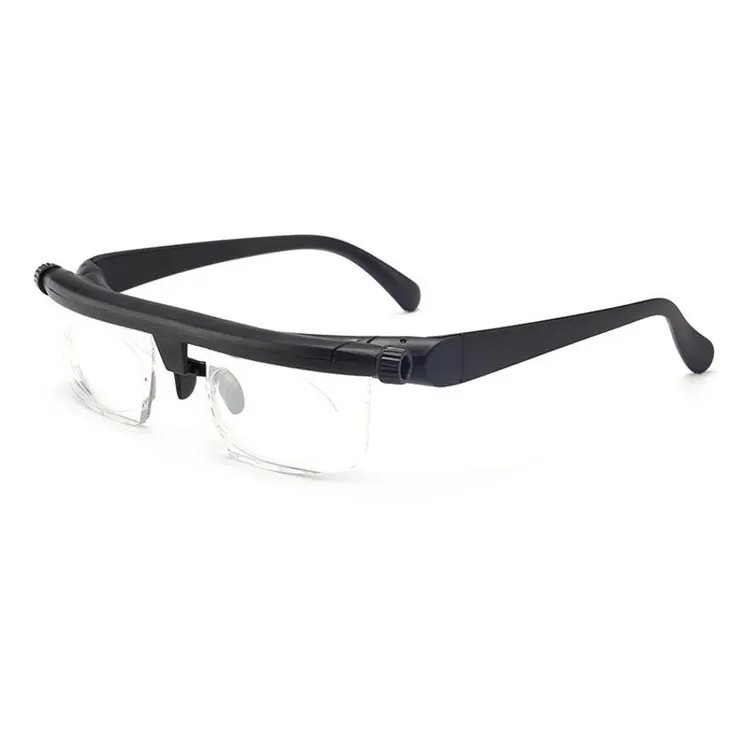 Gafas de lectura TR90 ajustables, lentes de lectura con enfoque de visión, 6d + 3D, con funda
