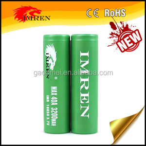 Imren 3200 mAh 40amp lithium-metall akku 18650li-ionen-akku <span class=keywords><strong>3</strong></span>,7 Lithium-akku 18650 li ion batterie nmc - Product Image 5