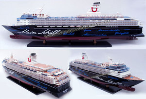 Bateau miniature en bois, modèle de bateau bord d'océan, schiff 2 - Product Image 3