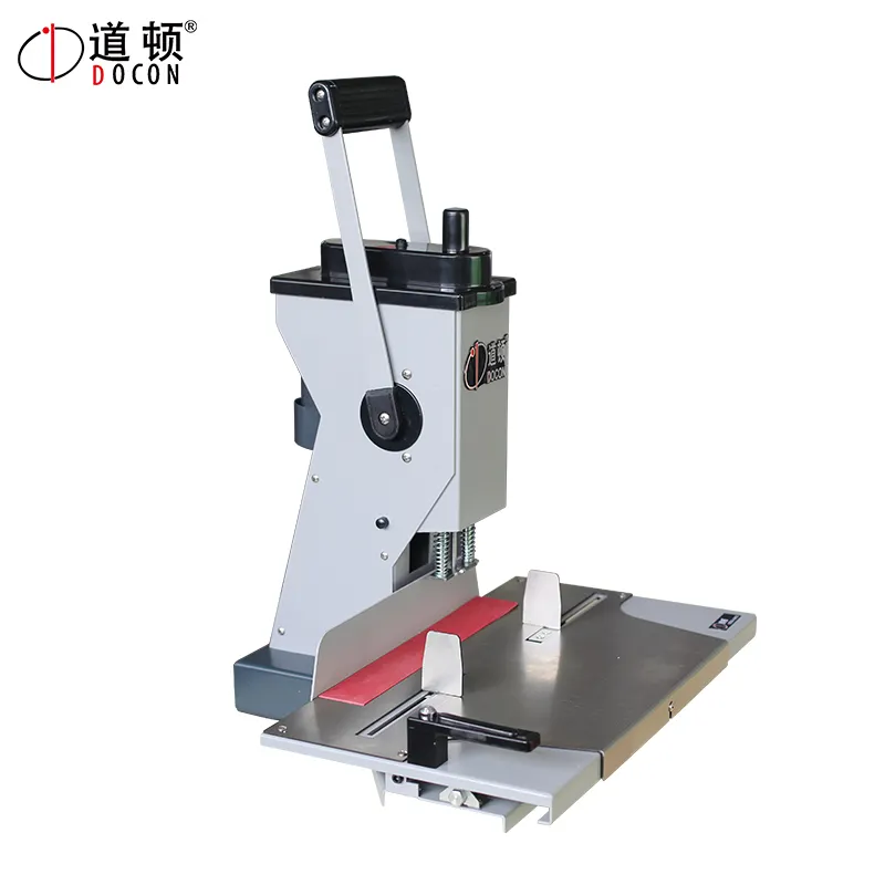 DC-1001D آلة ثقب الورق الكهربائية الثقيلة ثقب واحد لكمة متعددة الوظائف اللكم و ماكينة تجليد