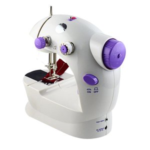 <strong>Sewing</strong> <strong>Machine</strong> a Mini Overlock <strong>Handheld</strong> Hand Home <strong>Uk</strong> Us Eu Au Plug With Extension Table Industrial Toy Price Sm-202A Portable - Product Image 1