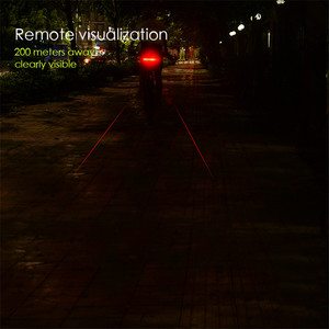 OEM Remote Control Bike Safety Light <strong>Led</strong> <strong>Cycling</strong> Warn Night Light With Braking - Product Image 3