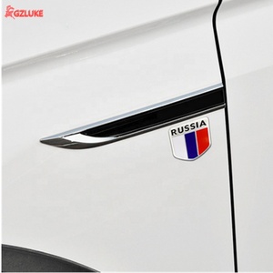 Custom 3D Embossed Car Emblem <strong>Flag</strong> Bumper Country <strong>Sticker</strong> Factory Price for Car Body Decoration - Product Image 2