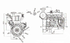 Pompe à eau 1528348 pour Scania - Product Image 2