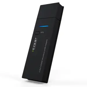 1200 Mbps Điều Khiển miễn phí Băng Tần Kép (2.4G/5G) Không Dây USB Wifi Adapter