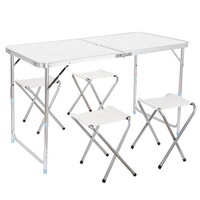 Table pliante en aluminium portable de conception moderne pour le camping