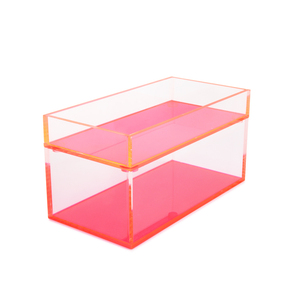 <span class=keywords><strong>Organisateur</strong></span> de <span class=keywords><strong>bureau</strong></span> en acrylique, <span class=keywords><strong>rose</strong></span> néon, bon marché, boîte à deux couches, avec emballage de boîte marron, vente en gros - Product Image 4