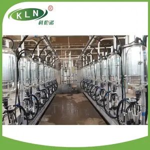KLN fishbone type cow milking parlour system