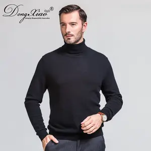 Grosir pakaian Dubai Pullover kasmir Sweater rajutan tangan dari Cina pakaian musim dingin untuk pria penawaran standar dewasa