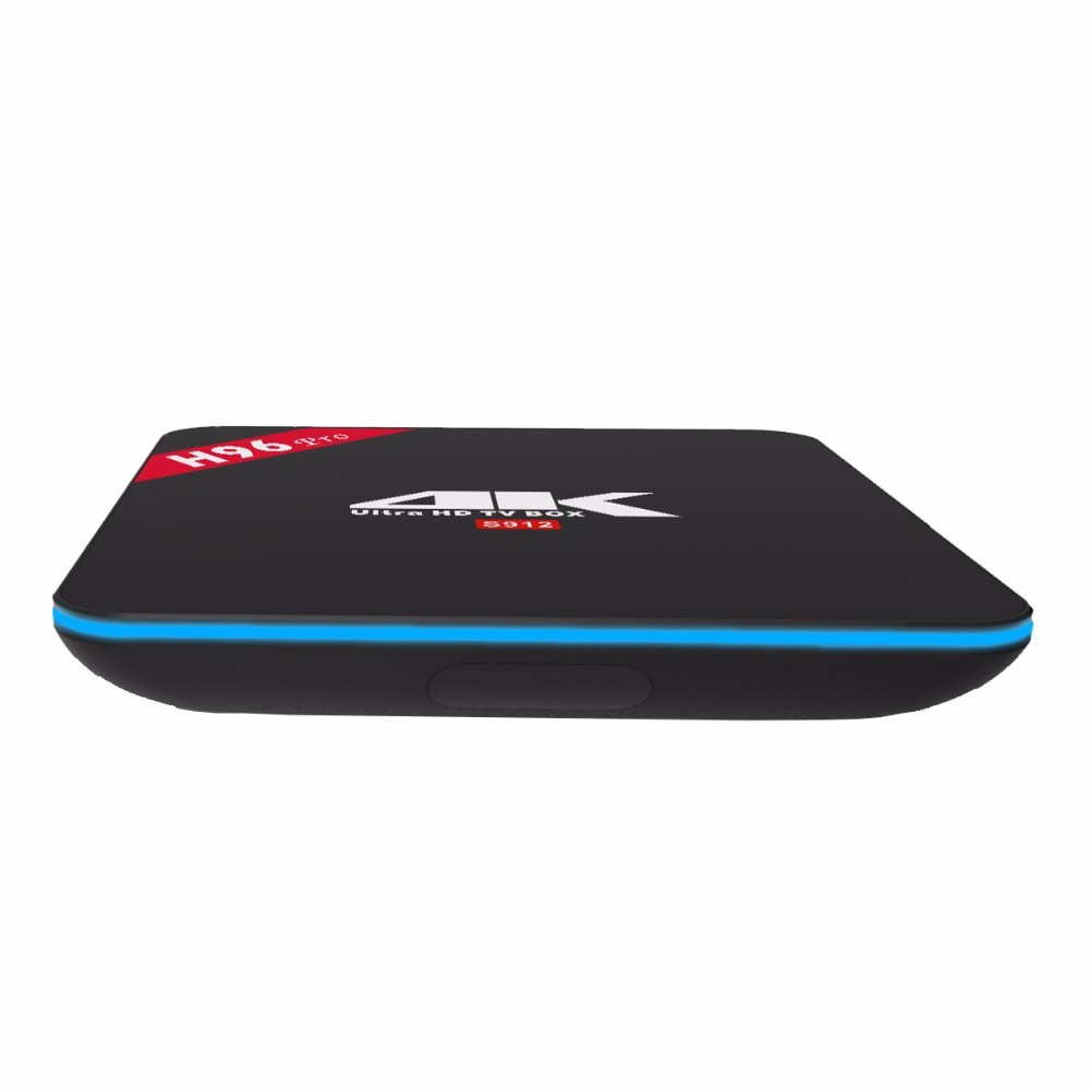 2 GB + 16 GB H96 Pro Android TV BOX Amlogic S912 Octa Core Android 7.1 Malvavisco 4 K H.265 2.4G/5G Dual WiFi Bluetooth4.1 1000