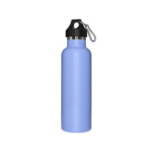 Bouteille d'eau isolée sous vide de sport enduite de poudre de gobelet en acier inoxydable à double paroi de haute qualité avec bouchon à rabat - Product Image 3