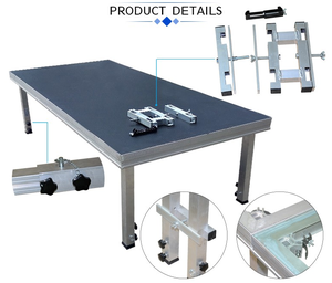 Plateforme de scène pliable portable pakistanaise pour les idées de décoration de scène, plateforme de scène pour l'église - Product Image 3