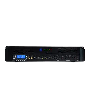 Accuracy Pro Audio PAX2404 Professional 240W High Power PA System 4 Channels Digital Power Amplifier with USB FM Tuner Features