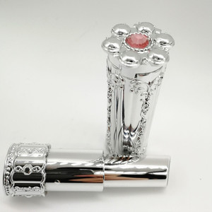 Plateado pétalos gradual envase vacío del lápiz labial Blam del labio lápiz labial - Product Image 3