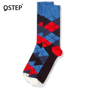 Venta caliente anti-bacteriana transpirable de logotipo personalizado de la tripulación de cuadros de Hombre Calcetines | calcetines funky | feliz de la Navidad, <span class=keywords><strong>Ginebra</strong></span>, chocolate, vino, si puede leer esto traer vino de - Product Image 3