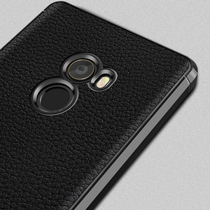 Nuovo Prodotto Della Copertura Posteriore Custodia Morbida Litchi Stripe Slim TPU Custodia In Pelle per <span class=keywords><strong>Xiaomi</strong></span> Mix 2/mi <span class=keywords><strong>6</strong></span> - Product Image 5