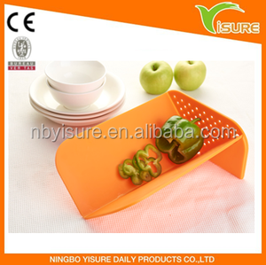 Multi-función plegable tabla de picar tiene 3 método plegadora tablero plástico chopping board más conveniente - Product Image 1