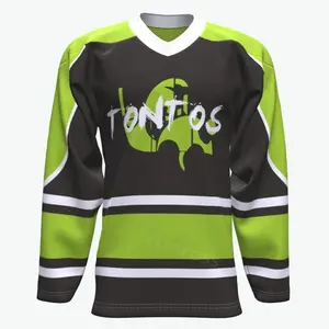 Good quality custom polyester youth hockey jersey hockey wear