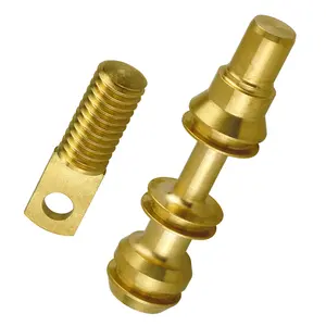 ความแม่นยำสูง machined brass cnc turning parts