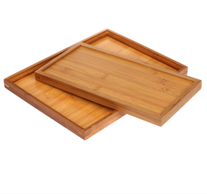 Quadrato di bambù piatto di servizio - Product Image 2