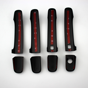 YCSUNZ couvercle de poignée de porte noir mat avec trou de capteur pour <span class=keywords><strong>Ford</strong></span> <span class=keywords><strong>Ranger</strong></span> <span class=keywords><strong>Wildtrak</strong></span> T8 <span class=keywords><strong>2018</strong></span> 2019 2020 <span class=keywords><strong>accessoires</strong></span> - Product Image 4