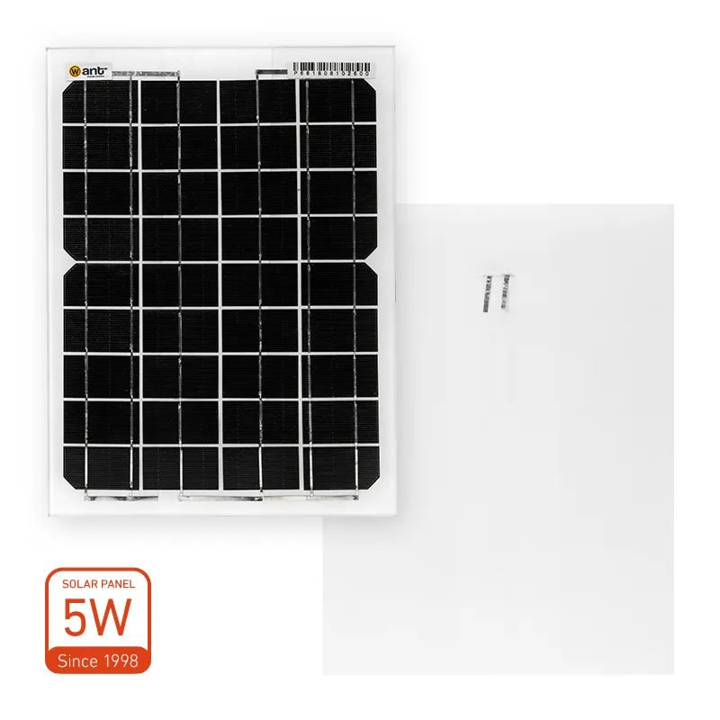 गुणवत्ता की गारंटी कस्टम आईएसओ प्रमाणपत्र के साथ मोनो सौर पैनल 10w 5W