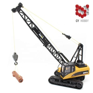 1:14 HUINA 1572 2.4G 15CH Modèle réduit de grue à tour en métal moulé sous pression Jouets de construction RC Huina pour enfants - Product Image 2