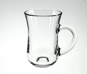 Copo de chá de vidro 5oz 140ml, copo de vidro chá de café copo de chá preto