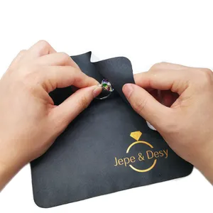 Cloth Supplier Popular Custom Microfiber Cleaning Polishing Cloth For Jewelry