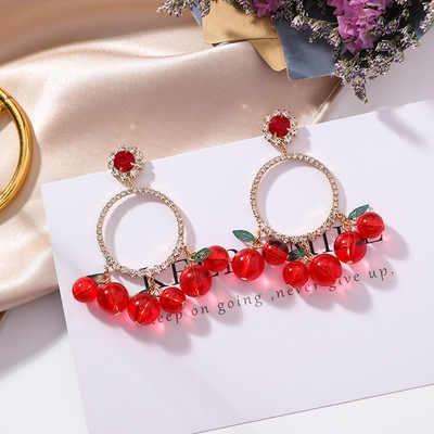 Ladies daily wear earrings jewelry cubic drop kashmiri jhumka earrings tanishg earrings design Alibaba