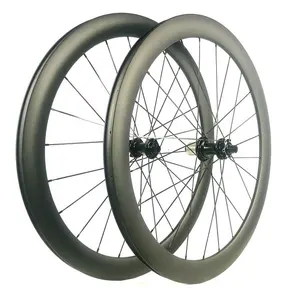 Synergy Carbon FiberホイールセットDisc Bicycle Wheel T700 Clincher High-プロファイルBicycle Carbon Wheel Disc Tubeless 50MM 28 Inch