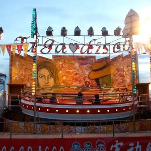 Otros Productos para Parques de Atracciones, Plataforma Giratoria, Balancín para Parque Temático, Fibra de Vidrio + Acero, BESTON ZYT01 Samba <span class=keywords><strong>Tagada</strong></span> Personalizado, 1 Juego - Product Image 2