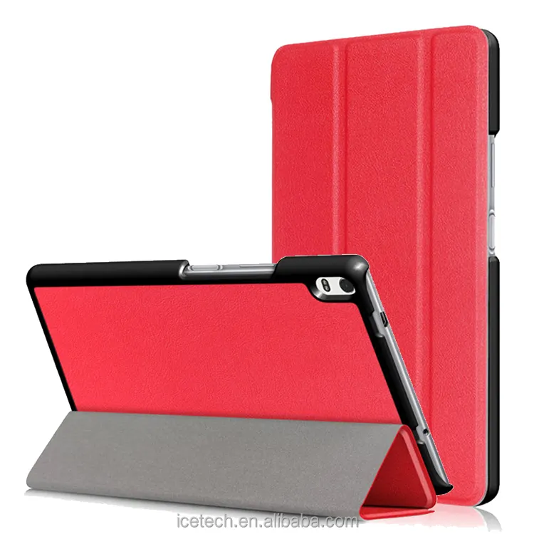 Cheap price tablet flip case folio cover for lenovo tab 4 8inch 10inch .