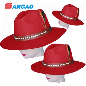 Vente en gros AZO certificat <span class=keywords><strong>borsalino</strong></span> chapeau fedora hommes comme nouveau style laine - Product Image 6
