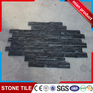 Pizarra de Piedra natural Al Aire Libre Negro Dividir Revestimiento Cultura Azulejos De La Pared - Product Image 1