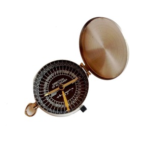 Boussole musulmane à rabat en acier inoxydable G45-1 format de poche avec instructions arabes claires pour la prière islamique et boîte cadeau incluse - Product Image 3