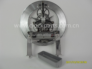 KFOUR movement <strong>mechanism</strong> with transparent <strong>skeleton</strong> quartz <strong>clock</strong> insert kfour k126 at short stand - Product Image 3