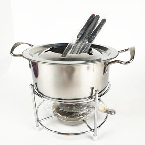 Set de pots à fondant, 2,4 l, en acier inoxydable, appareil ménager à <span class=keywords><strong>viande</strong></span> et fromage - Product Image 1