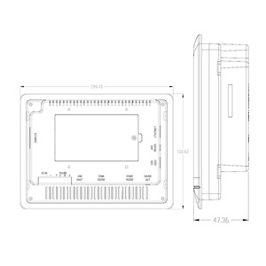 tiêu thụ điện năng thấp <span class=keywords><strong>7</strong></span> inch pc màn hình cảm ứng cho cửa sổ ce - Product Image 6