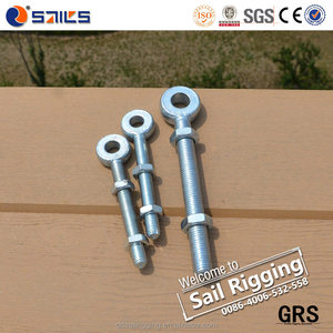De acero al carbono forjada eléctrico galvanizado <span class=keywords><strong>Din</strong></span> <span class=keywords><strong>444</strong></span> tornillo de ojo - Product Image 2