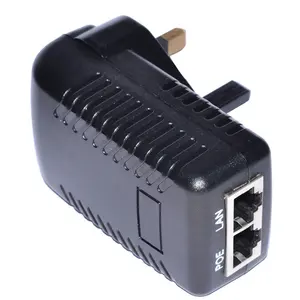 Brand new 48V 0.5A 24w PoE Injector Power Over Ethernet Adapter for Wireless Access Point AP Brand New