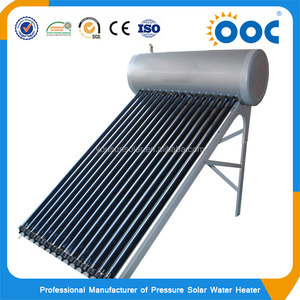 Verde Sistema Controlador de Tubo De Calor A Presión Calentador de Agua Solar Compacto Con Térmica Géiser - Product Image 3