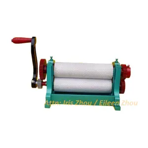 2024 Manual aluminum alloy roller machine to produce beeswax foundations sheet