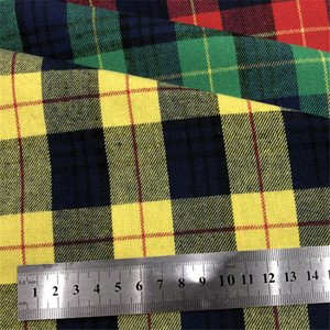 Shaoxing keqiao fábrica al por mayor 100% algodón hilado teñido de tela de franela para camisa de pijama - Product Image 3