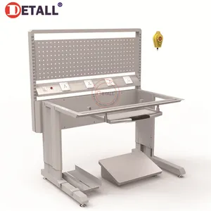 Assembly Table Detall- Standard Workbench Tv Assembly Line Mobile Repair Table Steel Work Bench With Drawers